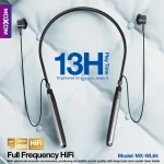 هندزفری گردنی مکسوم مدل MX-WL64 | هدفون بی‌سیم با بیس فوق‌العاده و طراحی هوشمند